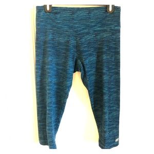 Marika Blue Cropped Leggings